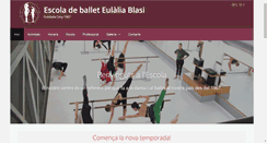 Desktop Screenshot of escoladeballet.com